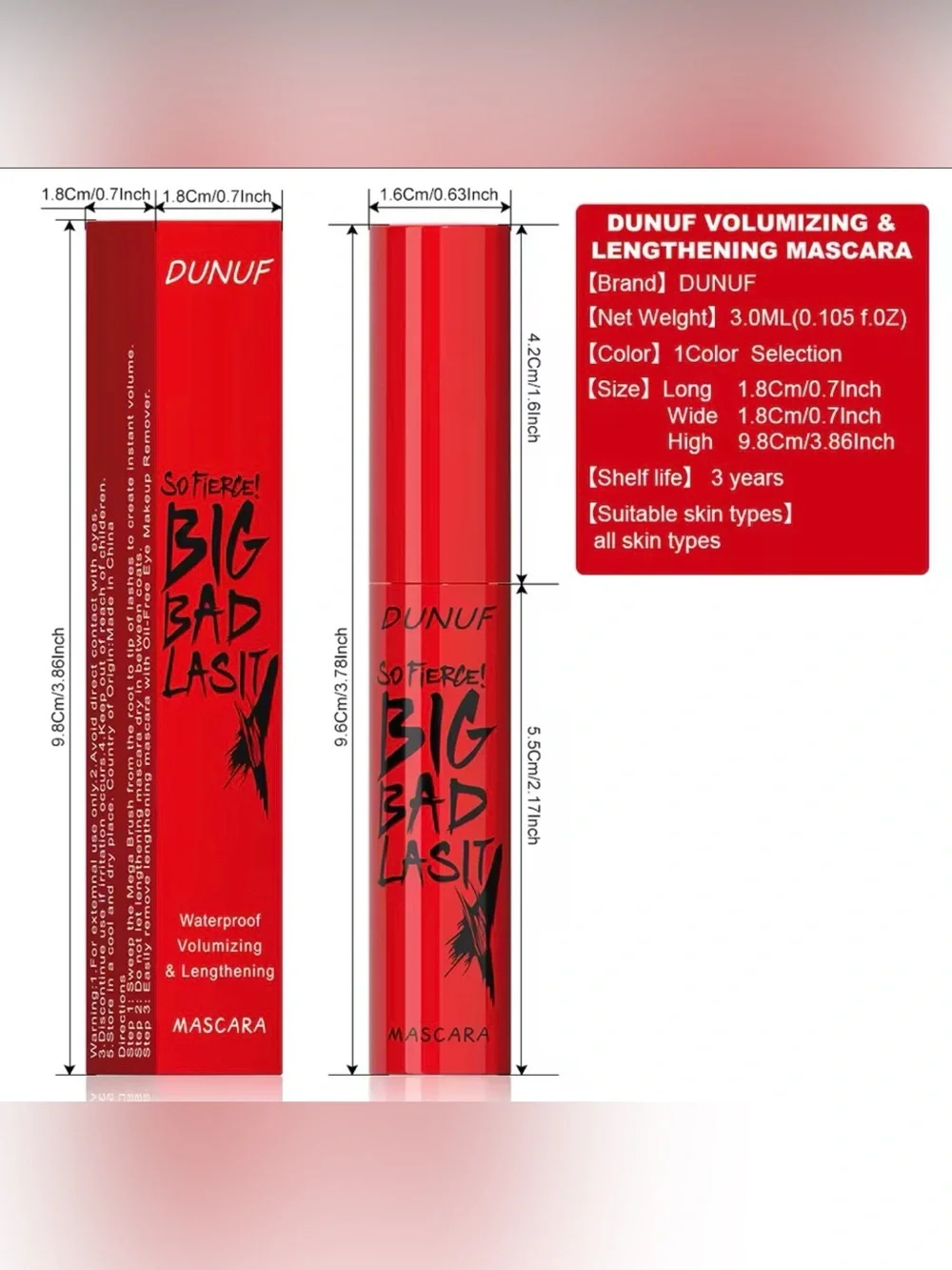 Big Bad Lash Black Mascara - Volumizing & Lengthening